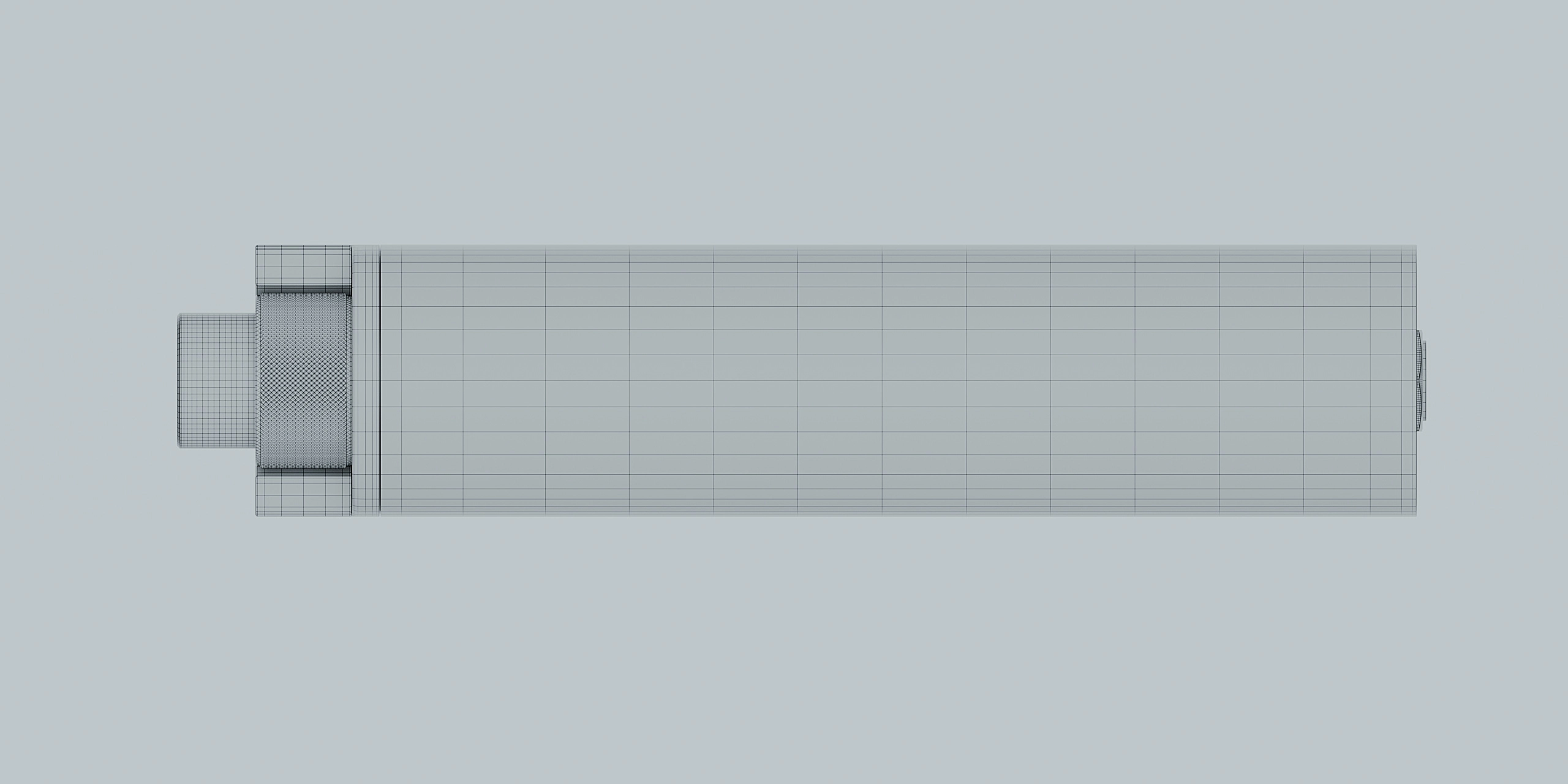 Big Head Pro — wireframe side